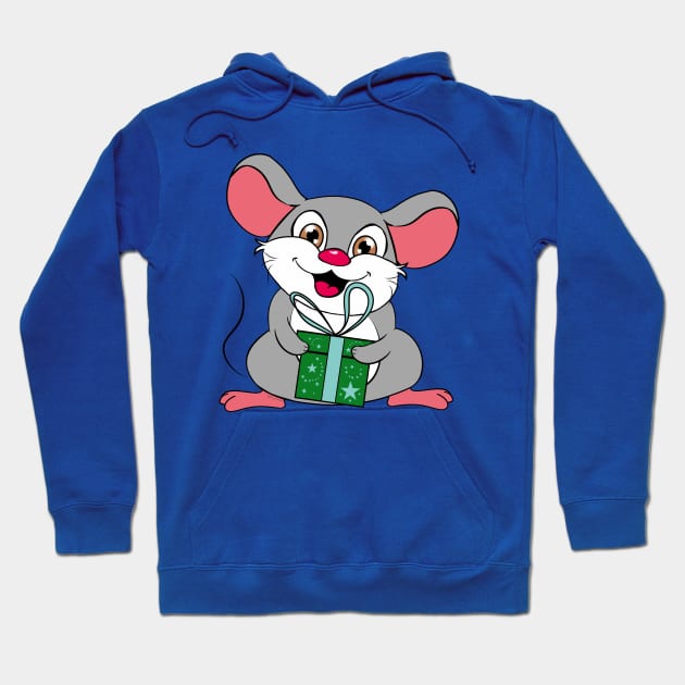 Merry ChristMOUSE! Hoodie by DitzyDonutsDesigns